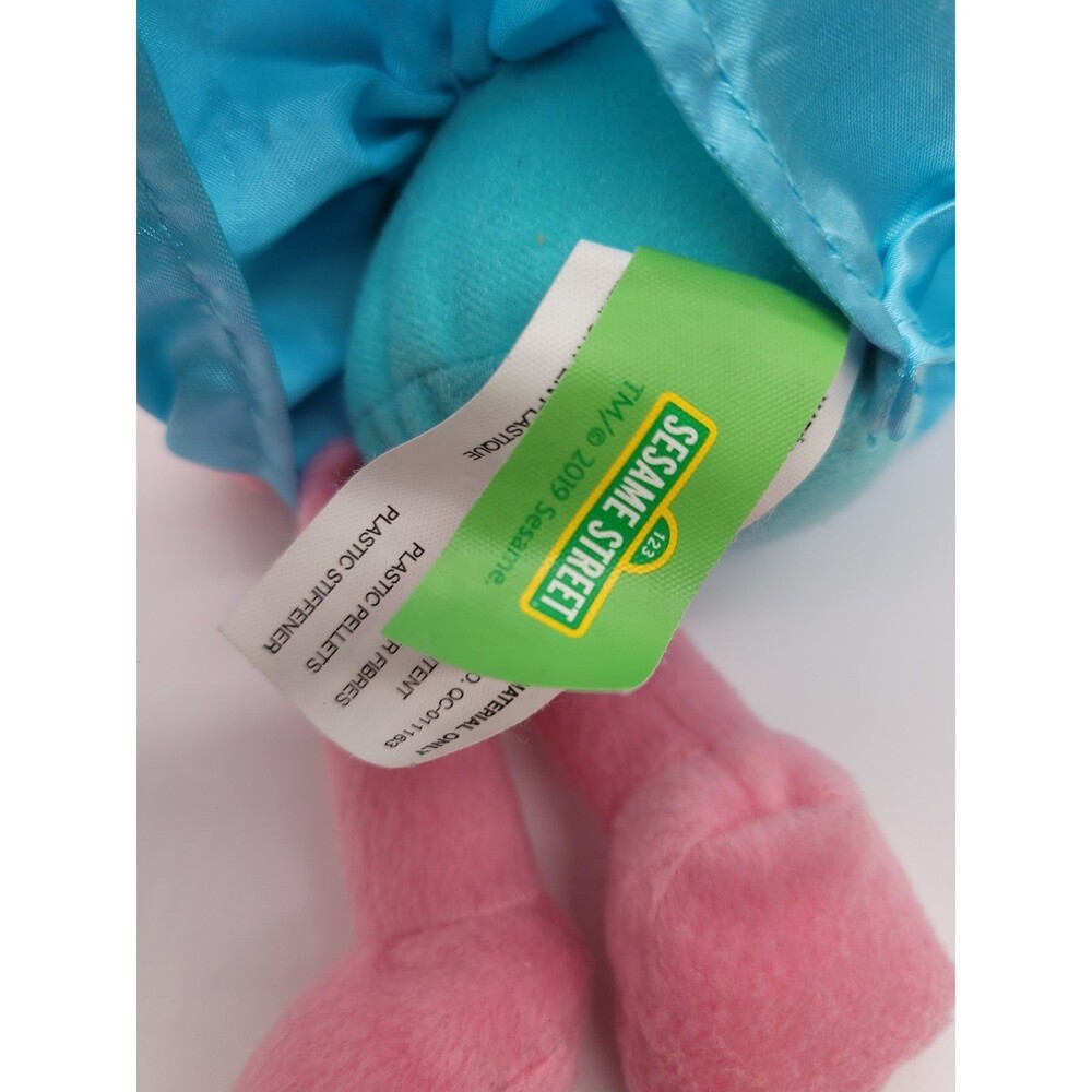 GUND Sesame Street ABBY Cadabby Plush 10" Pink Fairy Doll Blue Wings 2019 - Picture 5 of 10